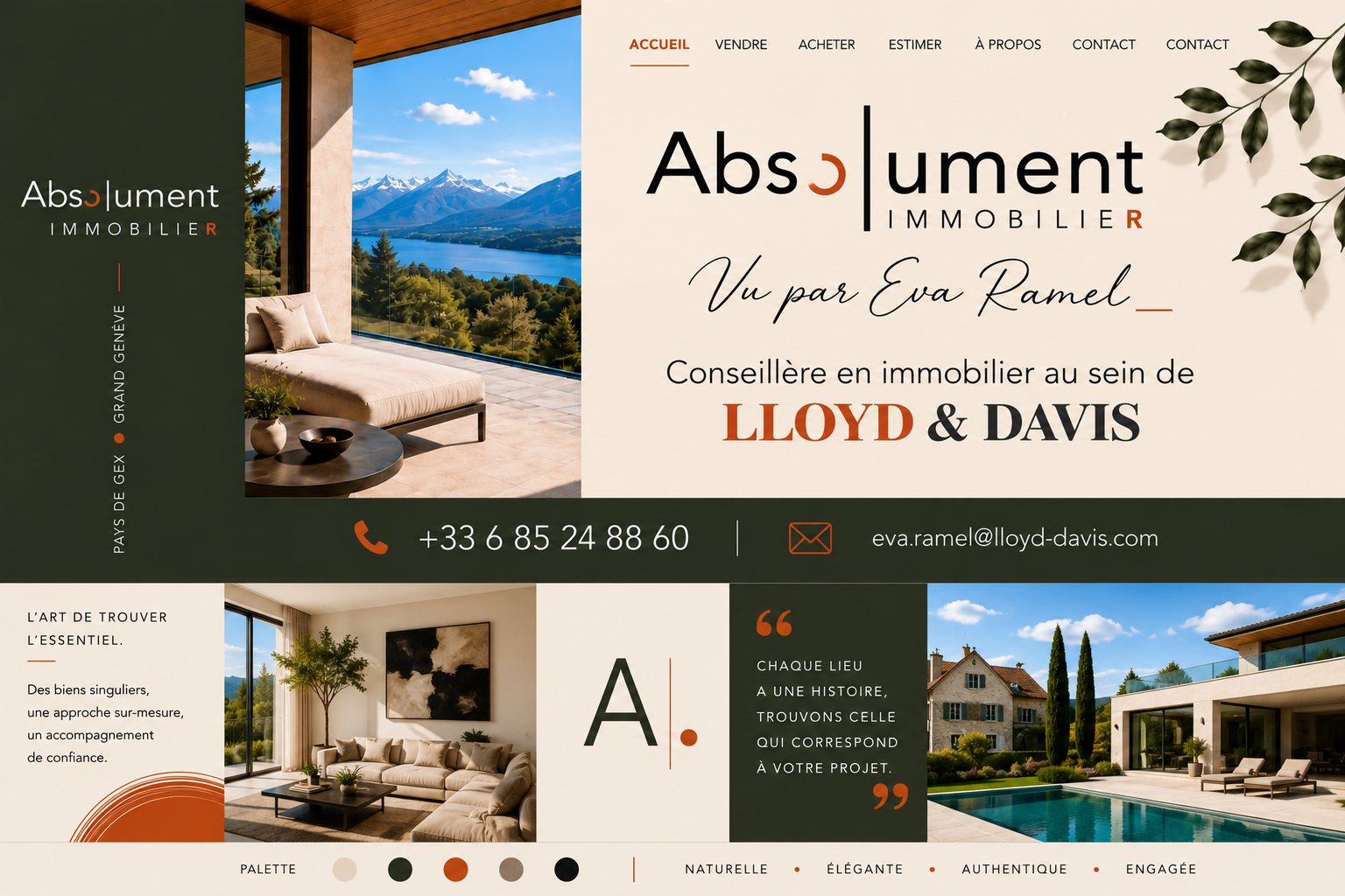 Maquette Accueil — Absolument Immobilier